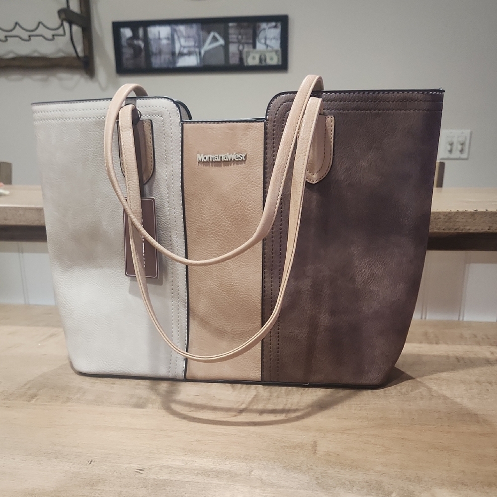 Montana West Women's Stylish Multi-Color Tote